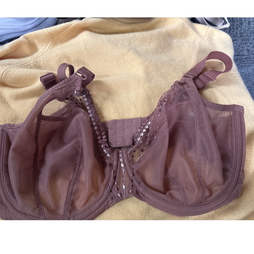 Elomi‎ Matilda Underwire Plunge Bra Clove Mauve EL8900CVE UK 36GG US 36J
